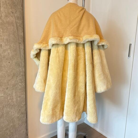 Vintage French Faux Fur Coat Size Large - Picture 7 of 12